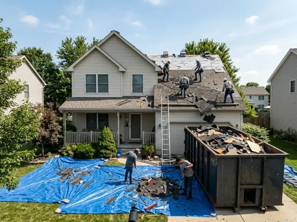 roof-replacement-debris-remova-004 — frequently asked questions, Cheapest Dumpster Rentals in Friendswood, TX